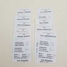 10 Los Angeles Player Cards Avalon Hill/ SI STATIS PRO NBA BASKETBALL  1978 - $11.88