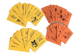 Monopoly Classic Community Chest Chance Cards Replacement Pieces 1997  Vintage - £11.02 GBP