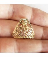 14K yellow gold pendant cut out design - $357.00