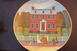 Ridgewood Fine China Collector Plate Derby Mansion Compatible with Colonial Comp - £23.06 GBP