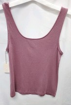 Women's XXL Mauve Square Neck Ribbed Tank Top - a New Day image 3