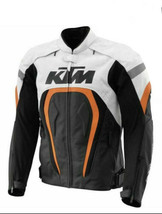 KTM GE-15-2020 Motorbike Motorcycle Rider Leather Jacket Racing - £124.24 GBP