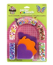 Perler Fused Bead Kit Cupcakes &amp; Butterflies 048533559756 - £11.78 GBP