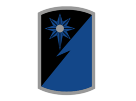 4&quot; 319th military intelligence brigade blue army bumper sticker decal usa made - £21.23 GBP