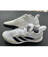 NEW Adidas Adizero Ubersonic 4 Clay Court Tennis Shoes Men Sz 10 White/B... - £76.29 GBP