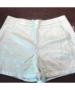 Forever 21 mint green high waisted pleather shorts - $400.25 MXN