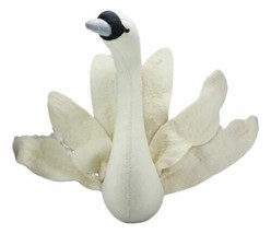 Ebros Fiona Walker England Handmade Organic Baby Winged Swan Head Wall Decor - £124.83 GBP