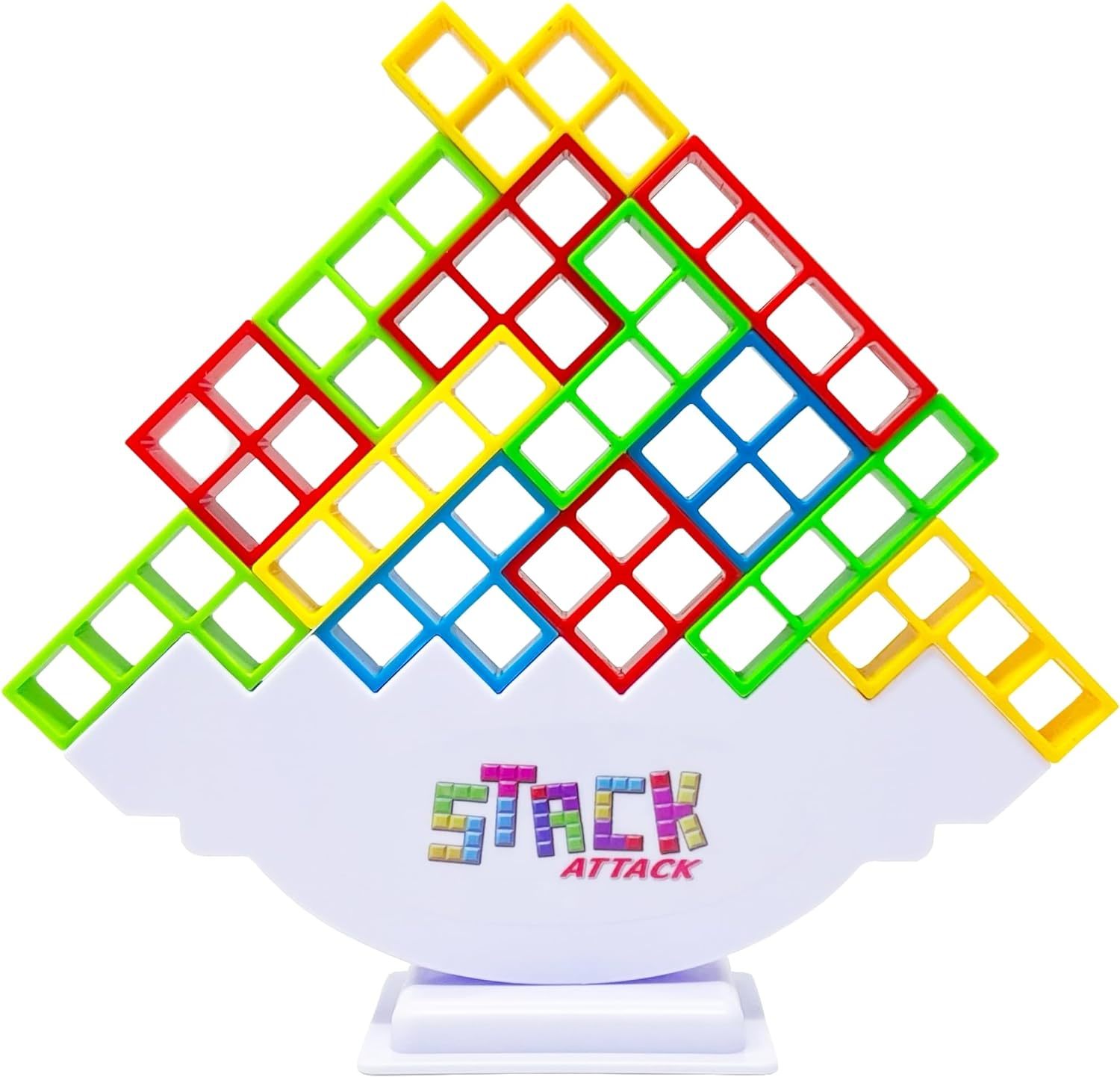 Stack Attack Block Balancing Game Family Game Night Favorite Exciting for Kids A - $46.65