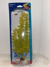 Lot of 3 Penn Plax Aqua Plant Green Bushy Aquarium Fish Tank Decor10&quot; Fresh/Salt - £17.47 GBP