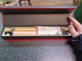 Chinese Zodiac Paper Cut Scroll Wall Art 31" x 10." In Box - $29.69