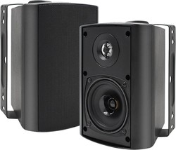 Herdio 4 Inch Outdoor Speakers Indoor Wall Mount Speakers Waterproof Com... - £107.72 GBP