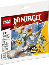 LEGO Ninjago Ice Dragon Creature Polybag Set 30649, 70 Pieces, 2-in-1 New - £8.30 GBP