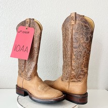 Rod Patrick Mens Cowboy Boots 10AA Brown Leather Crepe Sole Round Toe We... - $292.05