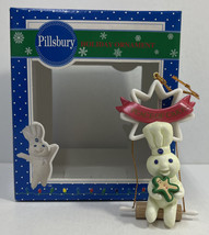 Pillsbury Doughboy Rolling Pin Swing with Gingerbread Cookie Holiday Ornament - £7.94 GBP