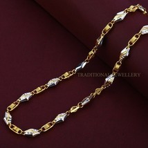 Unisex Italian Turkey chain 916% 22k Gold Chain Necklace Daily wear Jewelry 28 - £4,070.73 GBP+