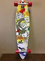 New San Diego Speed Stella Pintail 42&quot; Koi Longboard Skateboard - £111.49 GBP