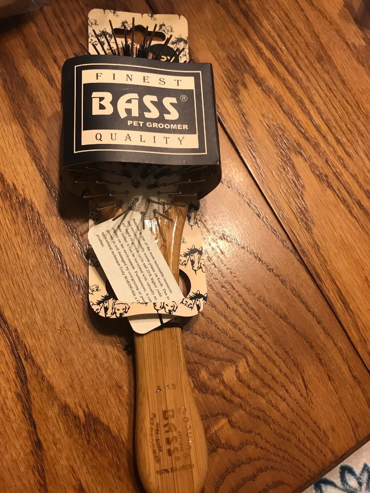 Bass Brushes  Wire Boar Pet Groomer Oval 1 Brush Ships N 24h - $19.68