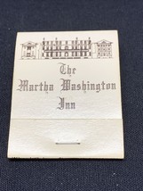 Vintage Matchbook Cover The Martha Washington Inn Unstruck KG - £9.76 GBP