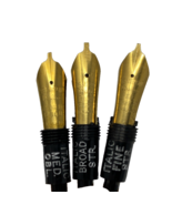 Osmiroid Fountain Pen Nibs Italic Set of 3 NEW - $831.83 MXN