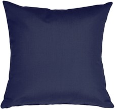 Sunbrella Navy Blue 20x20 Outdoor Pillow, with Polyfill Insert - £44.06 GBP