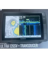 Garmin ECHOMAP Ultra 126sv Fishfinder Chartplotter GT54 Transducer 010-0... - $1,560.67