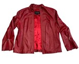 Wilsons Leather Pelle Studio Red Buttery Soft Jacket Women 1X Pockets Co... - £38.75 GBP