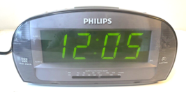 Philips AJ3540/37 Large Display Digital AM/FM Alarm Clock Radio AC/Dc Te... - $17.74