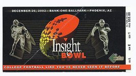 2002 Insight Bowl Game Ticket Stub Oregon State Pittsburgh - £63.53 GBP