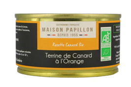 Maison Papillon Artisan Charcutier BIO Duck Terrine with Orange 2 x 4.58oz tin - £31.92 GBP