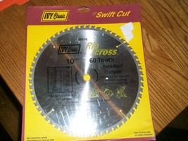 Ivy Classic 10&quot; Carbide Saw Blade 60 Tooth Thin Kerf 5/8 Arbor - $487.89 MXN