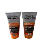 L&#39;OREAL MEN EXPERT HYDRA ENERGETIC DEEP EXFOLIATING FACE SCRUB 150ML 2 PACK - $16.13