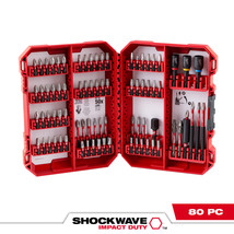 Milwaukee, SHOCKWAVE Impact Duty Driver Bit Set - 80PC, Included (qty.) 80 - £60.29 GBP