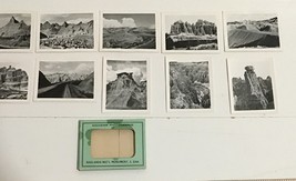 Vtg 10 Souvenir Photographs Of Badlands National Monument ,S.DAK By Rise... - $16.66