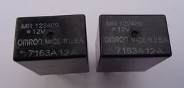 SET OF 2 MITSUBISHI OEM OMRON MR122409 RELAYS 1 YEAR WARRANTY FREE SHIPP... - $10.95