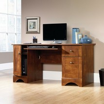 Computer Desk with Drawers Home Office Desks Keyboard Shelf Cabinet Storage Wood - £298.20 GBP