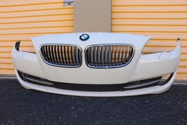 2011-13 BMW F10 528i 535I 550i NON-M Front Bumper Cover w/o Sensor w/o Camera image 1