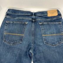 Abercrombie &amp; Fitch Jeans Mens 34x31 Super Skinny Button Fly Cut Off Den... - $28.25