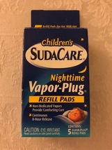 Sudacare Children&#39;s Nighttime Vapor-Plug -5-Refill Pads - New &amp; Sealed - $12.00