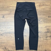 Lululemon Women’s 8 Wunder Train HR Crop 23” Everlux LW6BNFS Black Leggings - $928.74 MXN