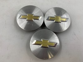 Chevrolet Rim Wheel Center Cap Set of 3 Chrome 2-1/2 inch OEM B01B36024 - $35.99