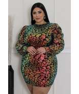 Non-stretch Round Neckline Dress - $105.50