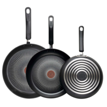 Frying Pans T Fal Non Stick Pan For Cooking Saute Tfal Set Cookware Frypans 3 Pc - £30.10 GBP