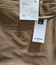 Goodfellow &amp; Co™ Swim Shorts ~ Men&#39;s Size 40 ~ 10.5&quot; Inseam ~ ROASTED AL... - £18.39 GBP