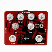 CALINE CP-68 Distortion and Delay Combo Guitar effect Pedal New - £35.81 GBP