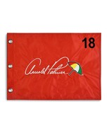 ARNOLD PALMER Umbrella Signature  RED FLAG - Silk Screened - Beautiful F... - $45.66 CAD