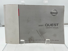 2007 Nissan Quest Owners Manual Set with Handbook OEM I03B49010 - £7.75 GBP