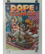 Original 1978 DOPE COMIX Kitchen Sink comics poster 2: Marijuana/Cannabi... - £22.13 GBP