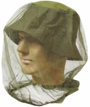 Over The Head &amp; Face MOSQUITO NET full 360 coverage green mesh misquito ... - £13.66 GBP