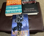 3 Thriller Books Back To Blood,Without Mercy,Assasins - $9.90
