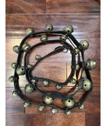 Antique Brass Graduated Sleigh Bells Horse Harness Leather 30 Carriage B... - $841.49